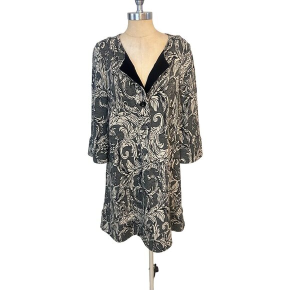 Diane Von Furstenberg Long Sleeve wool blend Dress Size 12 - Picture 1 of 5